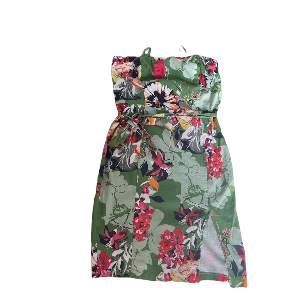 MIDI shoulderless mini dress